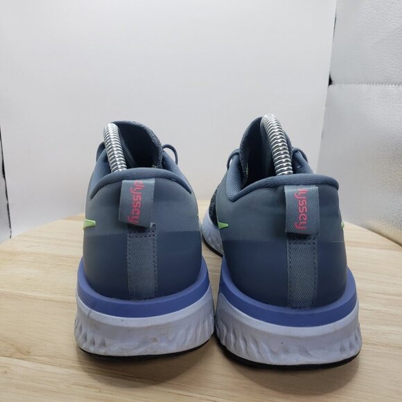 Nike Odyssey React 2 Flyknit Gray Men Size 8.5 Running Shoes Sneakers AH1015-401 - Picture 5 of 7